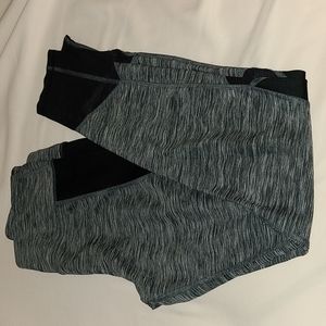 Express Core Performance Leggings Marl with Black Mesh S